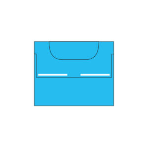 Cerrahi ve hijyenik kullanım için steril başörtüsü türban.