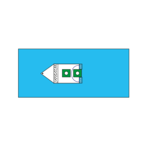 Antroskopi ameliyatları için poşlu steril örtü.