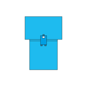 Tiroidektomi ameliyatları için steril cerrahi örtü.